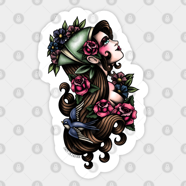 Flower Girl Aerith from Final Fantasy Tactics (FFT & FF7) in American